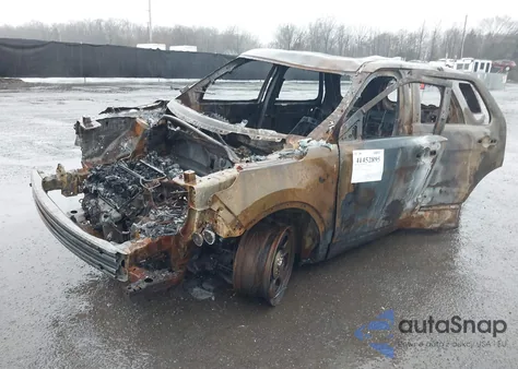 2013 Ford Police Interceptor из США, поврежденный, VIN 1FM5K8AR5DGB29839